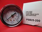 102d-254g Psi Bar Dry Pressure Gauge Npt