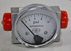 1201pd-1c-2.5l Orange Research Piston Differential Pressure Gauge Range To Psid