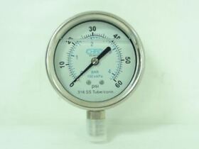 E19003914058 193076 New-no Box Chad Pressure Gauge 0-60psi 1/4 Npt 2-1/4inch Fac