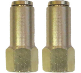 Fit-1-4x1-4-straight-2 2 Brass Fittings 1/4 Npt Female To 1/4inch Air Hose Push In Suspension System Fit-1-4x1-4-straight-2 2 Brass Fittings 1/4 Npt Female To 1/4inch Air Hose Push In Suspension System