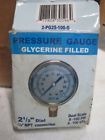 2-pg25-100-g Boshart Psi Inch Face Glycerine Filled Pressure Gauge