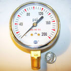 6685-01-012-4234 2 Psi Dial Usg Gage Pressure Gauge 0-200 Npt 2-1 Ametek " 1424-0039 P612k 1 4