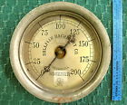 C1910 - 200 Machinery . 10.5 Lbs. Antique " Brass Sullivan Pressure Gauge