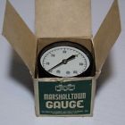 23-60 Marshalltown 0-60 Psi 2 Pressure Gauge 1 4 Back Connection Original Box
