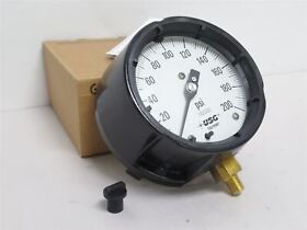 231297 New In Box Ametek 175011 Pressure Gauge 1980l 0-200psi 4-1/2inch Dial