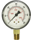 25pbdlq Inch Case Painted Steel Utility Pressure Gauges Dual Scale Lot