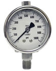 25swlm Case All Stainless Steel Pressure Gauges Glycerin Fill Lot Of