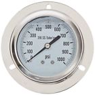 314l-254m Pic Gauges Gauge Glycerin Filled Back Mount Pressure With Stainless