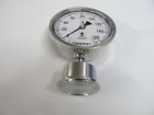35-1032-sl-15l-160 -xllnm Ashcroft Pressure Gauge Tc Lower Mount Liquid Filled Ss