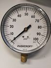 35w1005ph02l100 Ashcroft 4 Lot 3-1-2 Gauge Pressure