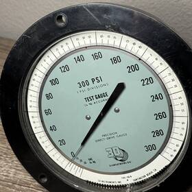 25145-26b21 3d Instruments Pressure Vac Gauge 0-300 Psi Precision Direct Drive