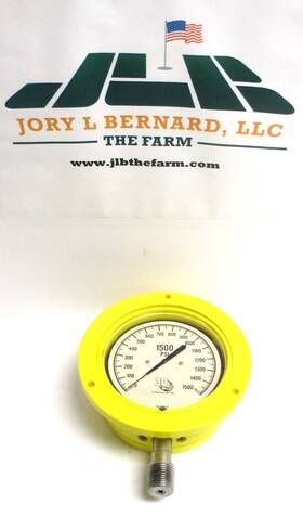 25504-31c74gad 3d Instruments Pressure Gauge 0-1500 Psi 1/2 Inch Mnpt Sst Surplus