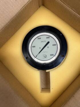 25554-35b21 3d Instruments 5000 Psi Pressure Gauge New