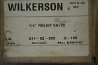 X11-02-000 4 Relief 2 1 Wilkerson " Valve
