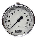 40bwbc Cast Brass Chrome Plated Pressure Gauge With Glycerin Fill Lot