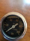 427208 Stewart Warner Vintage Sw Oil Pressure Gauge Meter Rare