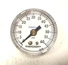 5wh08 Ashcroft Pressure Guage Psi Npt Back