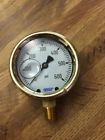 9310754 Wika Dial Thread Scale Range Pressure Gauge Brass