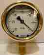 9318003 Wika Industrial Pressure Gauge Liquid-filled Copper 2-1 2 Dial 0-30