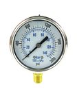98152418 Unbranded Liquid Glycerin Filled Pressure Gauge Face Psi Lower Npt