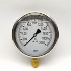 9833655 Wika Dial Thread Range Liquid Filled Gauge