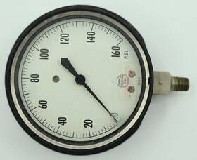 2412-0 Acco Helicoid Pressure Gauge/gage 160 Psi Bottom Mount 2412-0 Acco Helicoid Pressure Gauge/gage 160 Psi Bottom Mount