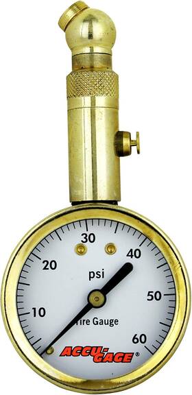 S60xa Accu-gage 313050310334 5-60 Psi Swivel Angle Chuck Dial Tire Pressure Gauge With Ble
