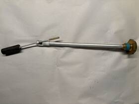 Mes-fg2184-001u Accu-max Mec 33lb Cylinder Top Mount Tank Gauge Brass 3/4 Inch Npt X 14