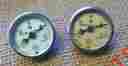 Ad-5675 U.s Gauge Co Ny Lot Of 2 Pressure Vacuum Gauges Grade C Cleaned