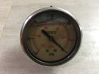 Ahnc-30hg Reed Dial Pressure Gauge Npt Mount Glycerine Fill