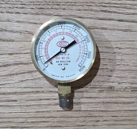 8410091 Airco Vintage 0/4000 Psi Pressure Gauge No