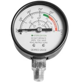 All American 744539001427 72s Plastic/metal Geared Steam Gauge