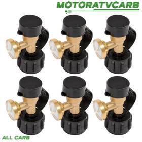 Mot4566056 All-carb 6pcs Converts Universal Propane Tank Valve To Qcc1 Outlet Gas Cylinder
