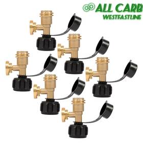 Wsl1378432 All-carb 6pcs Leak Detector Indicator Gas Pressure Meter Universal Qcc1 Propane Tank