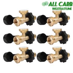 Wsl1378496 All-carb 6pcs Brass Pol To Qcc1/type1 Propane Tank Adapter For Outdoor Grills And Cooking