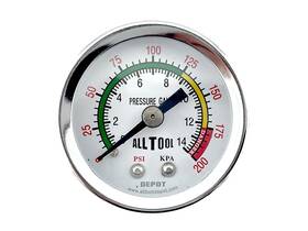 B2bpg15-01b-200 All Tool Depot 1-1/2 Inch Air Pressure Gauge Back Mount 1/8 Npt To 200 Psi B2bpg15-01b-200 All Tool Depot 1-1/2 Inch Air Pressure Gauge Back Mount 1/8 Npt To 200 Psi