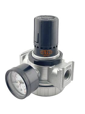 R804n All Tool Depot 1/2 Inch Npt Mid Flow In-line Compressed Air Pressure Regulator For Compre