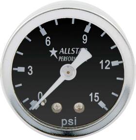 All80210 Allstar Performance 1.5in Gauge 0-15 Psi Dry Type