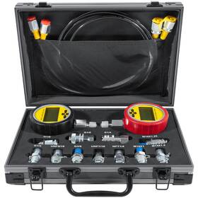 9coupling Amauto Amqp155 700bar Digital Hydraulic Pressure Test Kit 2 Gauge 2hose For Excavator