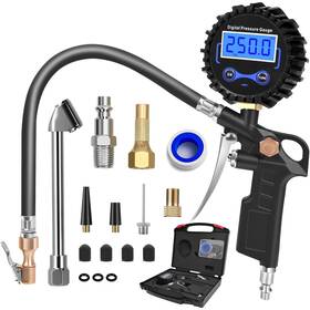 Tpg002 Amazstove Digital Tire Pressure Gauge With Inflator 250 Psi Heavy Duty Air Chuck C