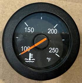 00078664-oa1540 Ametek Engine Temperature Gauge Sw 78677 Black Amtek Prestolite