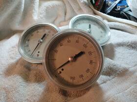 127662-4 Ametek Us Dial Gauge 6 Pcs 200lb/160lb