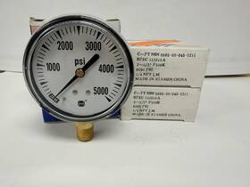 152919a Ametek 3 Pack Gauge 5000 Psi. Face Diameter-2.5 Inch P500k 1/4 Npt Bottom