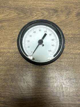 16711 Ametek Us Gauge 0-100 Psi Pressure Back Mount