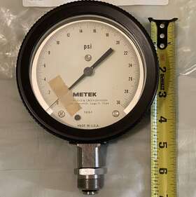 T-274 Ametek 6685012004485 Vintage Pressure Gauge - Unused Navy Surplus Nsn