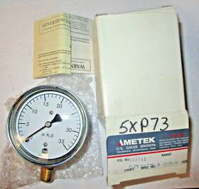 C-pt5xp73 Ametek Us Gauge# 2-1/2 Inch New