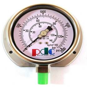 P656rf Ametek Stainless Pressure Gauge