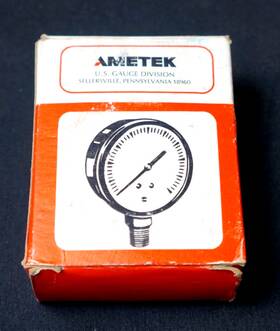 Pgp-1 Ametek Nos Pressure Gauge 2 Inch Face To 100 Psi J-81 / No Paperwork