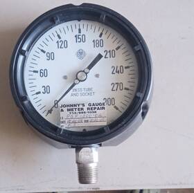 Psf-300-02 Ametek 300 Psi Air Pressure Gauge 316 Ss Tube And Socket Bottom Mount