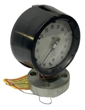 Sc-1-150 Ametek Amatek Stainless Steel Diaphragm With Solfrunt 0-60 Psi Pressure Gauge